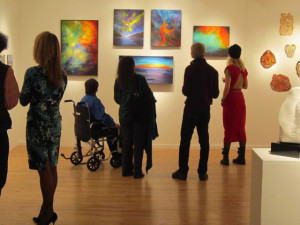 Art exhibit at Ceres Gallery by Peggy Kulbe