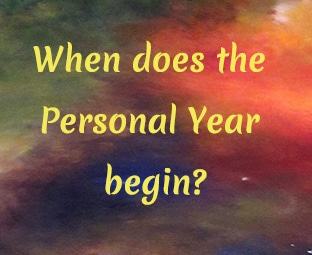 When does the personal year begin in Numerology?