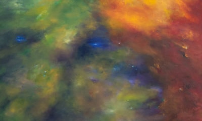 Detail of Greer's painting "Celestial Dream"