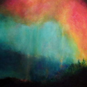 Northern Lights painting by Greer Jonas