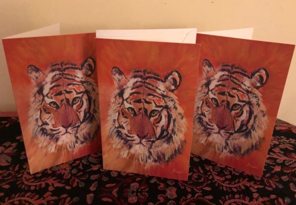 tiger greeting cards