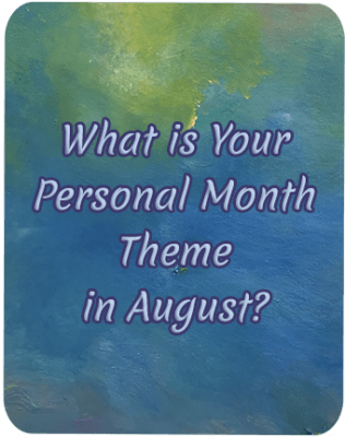 personal month theme for August