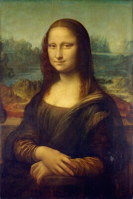 達文西畫的《蒙娜麗莎》